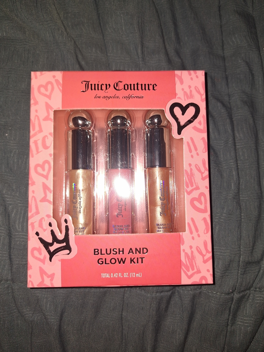 Juicy Couture Blush and Glow Trio — Pink and Gold Shades